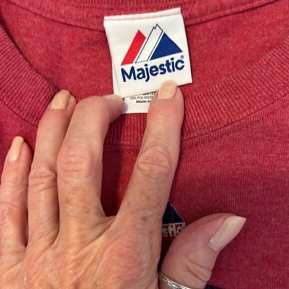 Angels PUJOLS #5 size XL red short sleeve team T-shirt EUC - Picture 4 of 9